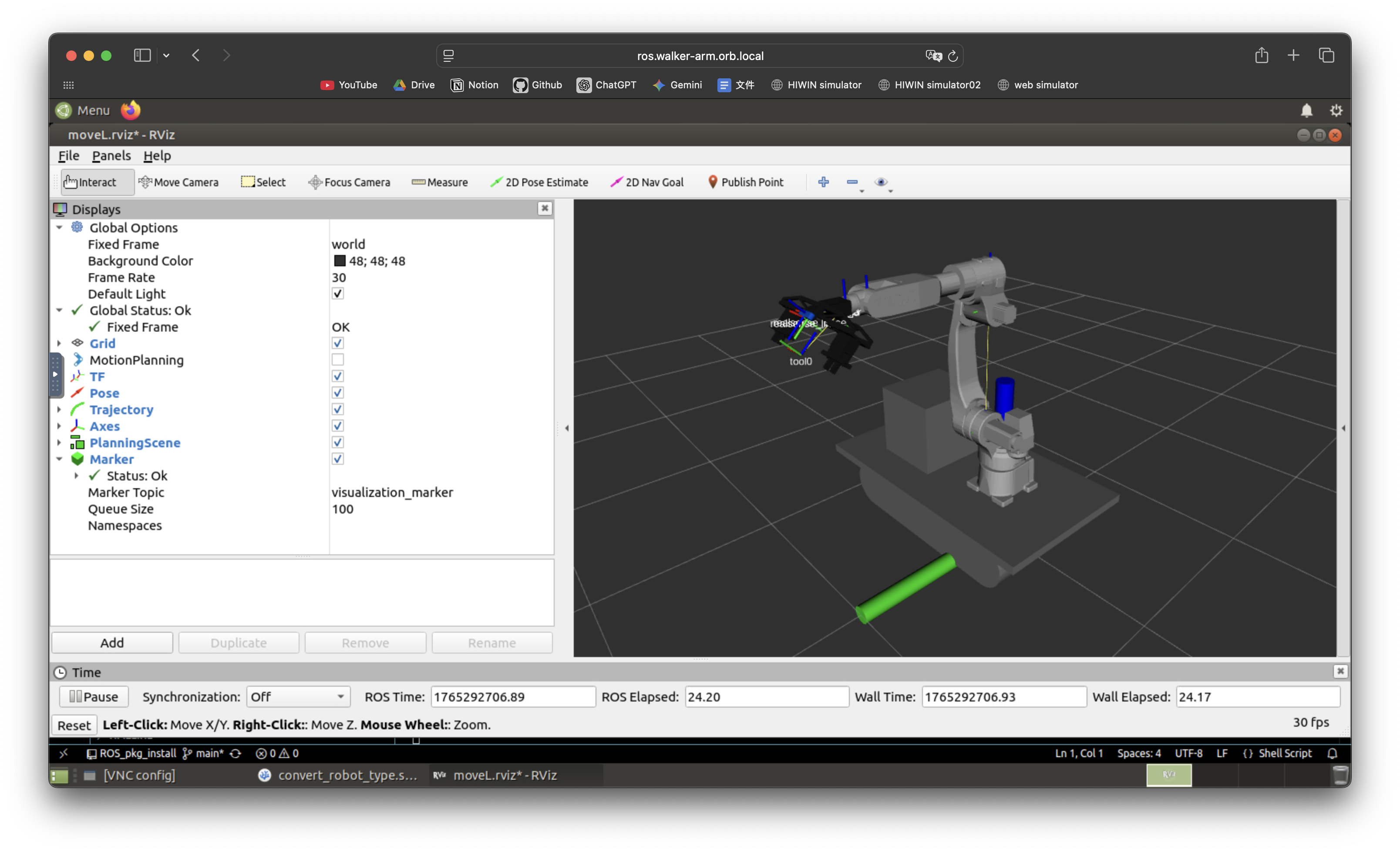 Hiwin Robot Arm Kinematics & hiwin_prc
